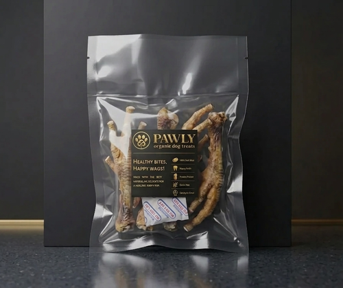 پای مرغ تشویقی سگ ارگانیک پاولی pawly